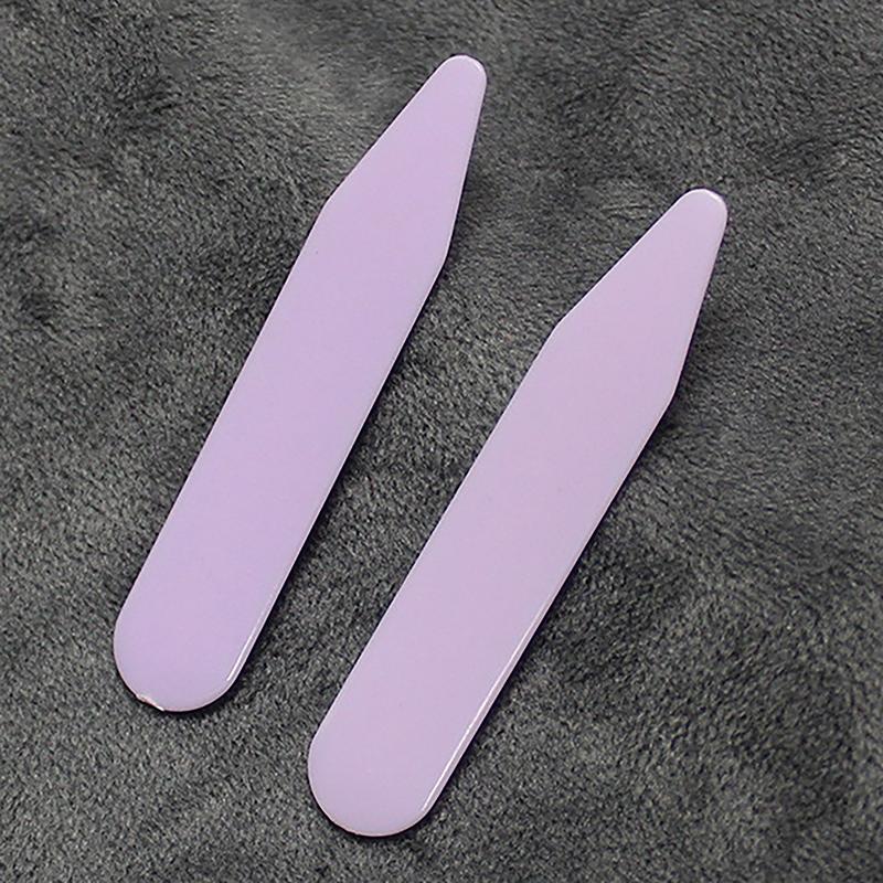2 Pcs Carbon Fiber Collar Stays For Business Men's Shirt Party Dress Brace Accessories Reinforcement Insert Fixing Jewelry