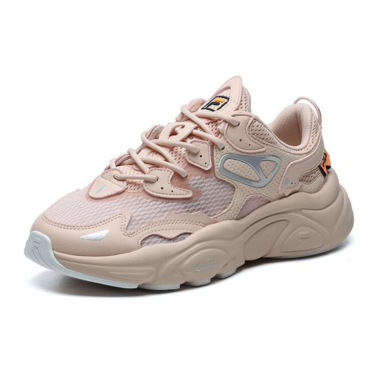 Fila Fusion Mars 1 Ткань Удобные Модные Повседневные Низкие Папины Кроссовки Женские кроссовки Персиковый T12W125203FCO