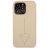 Guess Guhcp14Lpsatle Iphone 14 Pro 6,1 Beżowy/Beige Hardcase Saffianotriangle Logo