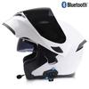 Electric vehicle helmet for men and women with Bluetooth, dual visors, winter helmet, motorcycle racing helmet, all-season full-face safety helmet