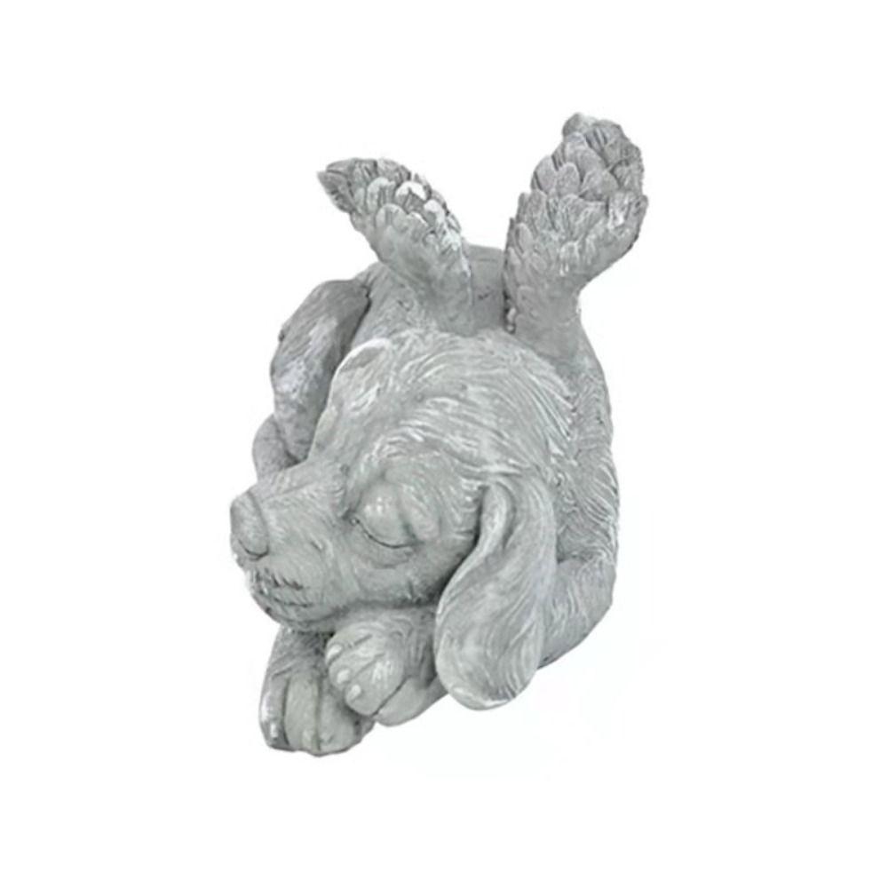 Gift Garden Design Pet Tombstone Sculpture Angel Dog Statue Cat Figurine Memorial Stone Ornaments