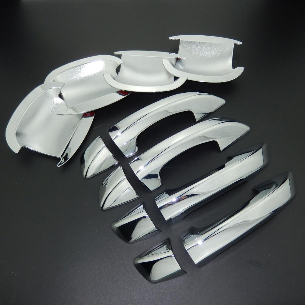 Для Volkswagen VW Sharan MK2 7N 2010-ABS хромированная дверная ручка, накладка на дверную чашу 2011 2012 2013 2014 2015 2016