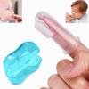 Baby Finger Toothbrush And Storage Box Soft Safe Children Baby Training Teether Oral Care