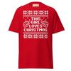 This Girl Loves Christmas T-Shirt | Festive Holiday Tee