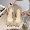2024 New Versatile Fashion Casual Jelly Shoes with Anti Slip Soft Sole Fish Mouth Baotou Sandals for Women