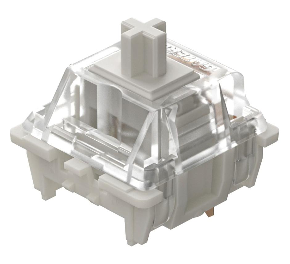 Gateron G Pro White Switch PRZEŁĄCZNIKI 1szt do Klawiatury mechanicznej