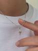 Серебряное простое ожерелье с подвеской-звездой Melliv_Mvn03