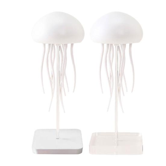 Modern Table Lamp for Living Room Smart Jellyfish Ambient Bedroom, Decorative Night Light Mood Meditation And Bedside Relaxation, Tabletop LED