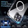 Luxury Wireless Magnetic Cover for Apple Magsafe Case Iphone 11 12 13 15 16 Plus 14 Pro Max 13 Mini Clear Acrylic Cases