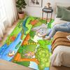 Jungle Animals Living Room Nonslip Area Rug Soft Carpet For Bedroom Game Playroom Sofa Office Home Decor Doormat Christmas Gift C9301900