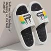 Женские уличные тапочки с рисунком из мультфильмов: Толстая подошва, нескользящие, летние милые домашние сандалии