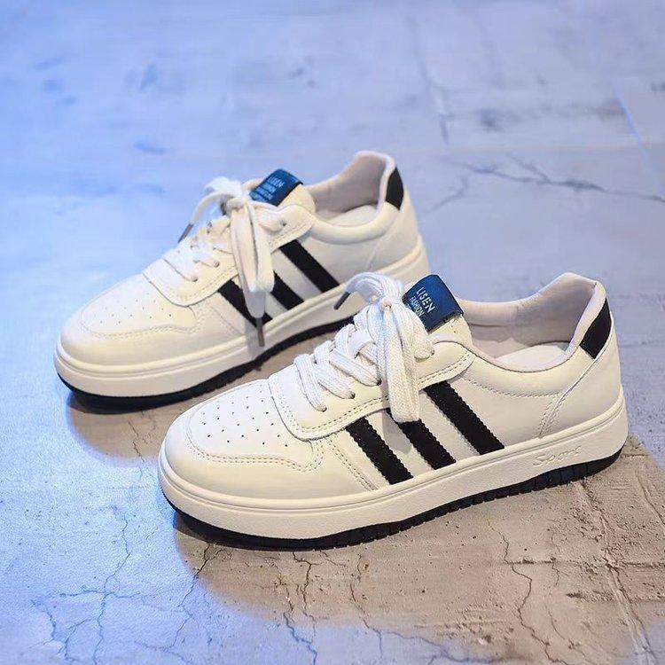 Little White Shoes Women's 2025 Spring and Summer New Net Shoes Versatile Breathable Mesh Flat Baseplate Shoes Foreign Casual Women's Shoes