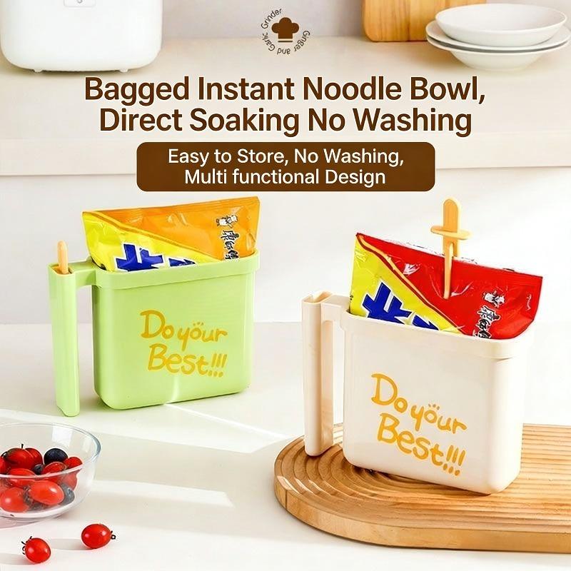 Noodle Bowl Made of High-temperature Resistant Food-grade Safe Material Eco-FriendlySuitable for The Lazy Ones Bowls