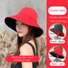 Folding Double Sided Sun Hat Bucket Hat Summer Sun Hat Ladies Uv Protection