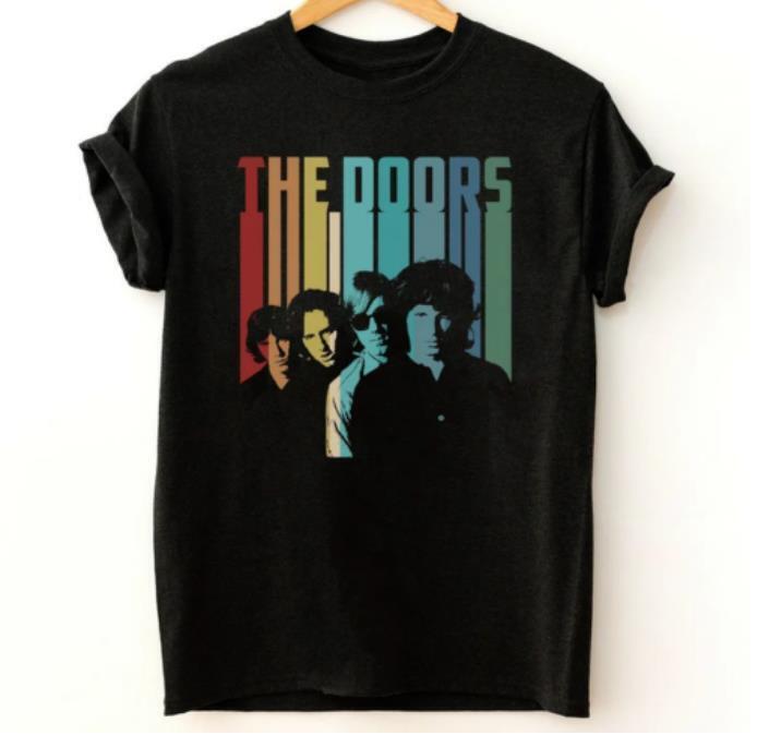 РАСПРОДАЖА Футболка группы The Doors, подарок на Хэллоуин, подарок Отцу, новая - новая Унисекс Футболка
