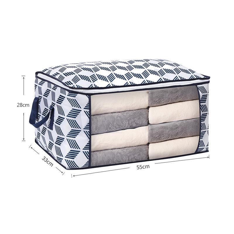 Нетканый складной ящик для хранения, органайзер для переносной одежды, аккуратный чемодан, домашний ящик для хранения, контейнер для хранения одеял, сумка