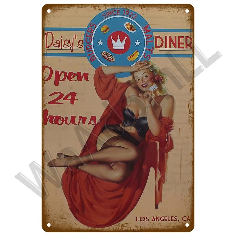 Ретро-тарелка, фаст-фуд, винтажная жестяная табличка, металлическая табличка, хот-дог, постер, домашний декор для кухни, кафе, бара, живопись