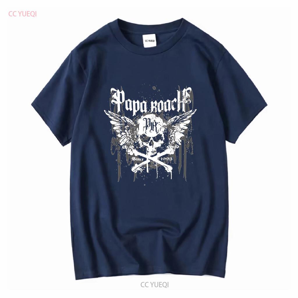 Papa Roach Since 1993 Black T Shirt S vintage Washed Breathable designer clothes Stretched streetwear Versatile Casual Slightly