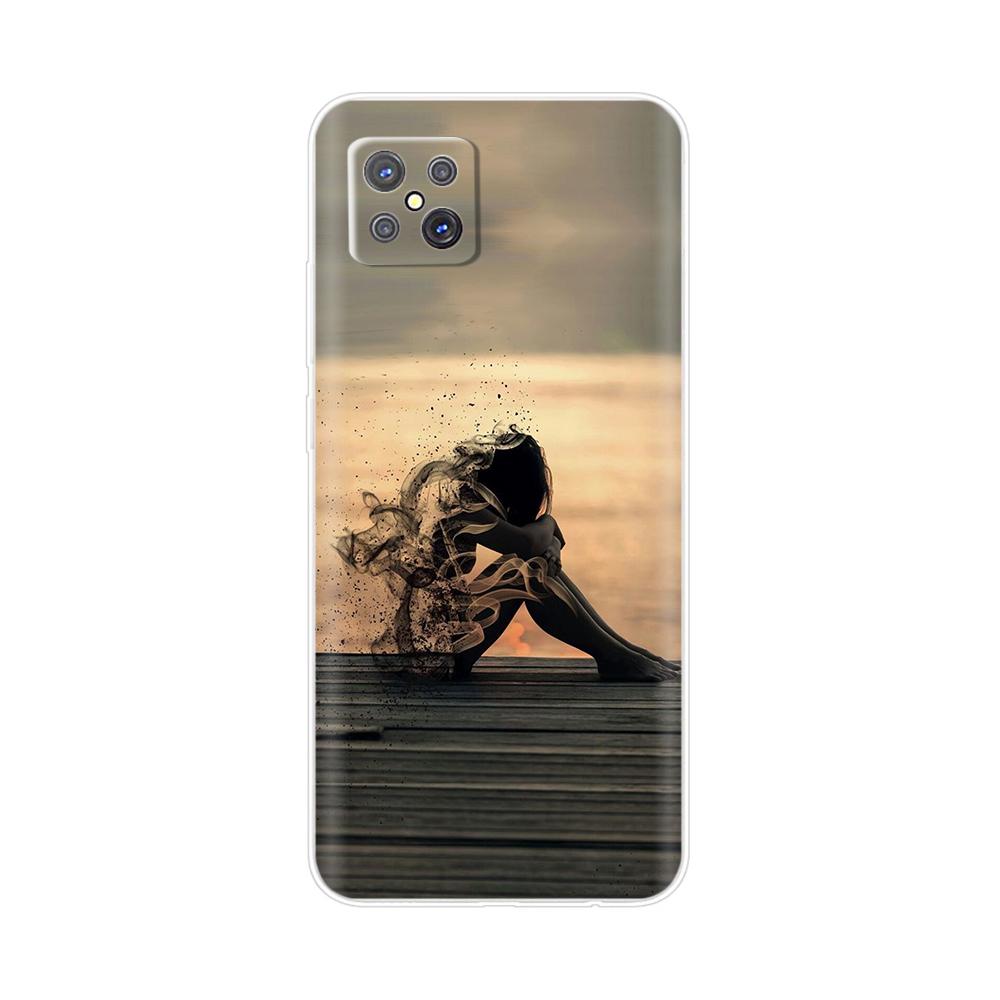 Для OPPO Reno 4Z 5G Reno4Z CPH2065 Чехол Милый Защитный Чехол Чехол для Телефона Бампер Funda Мягкий Чехол Для OPPO Reno4 Z A92s Carcasa