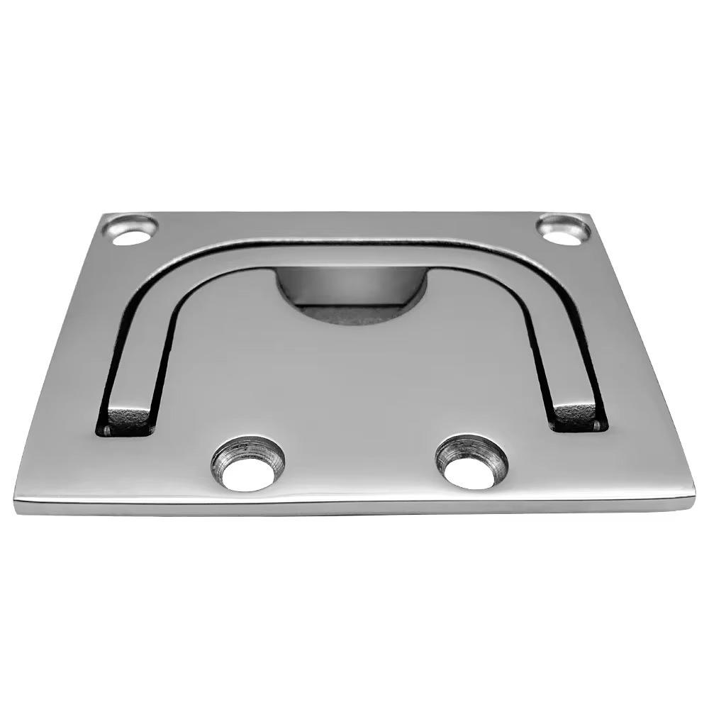 316 Stainless Steel Handle Boat Pull Square Deck Hatches Handle for Boat Marine Locker