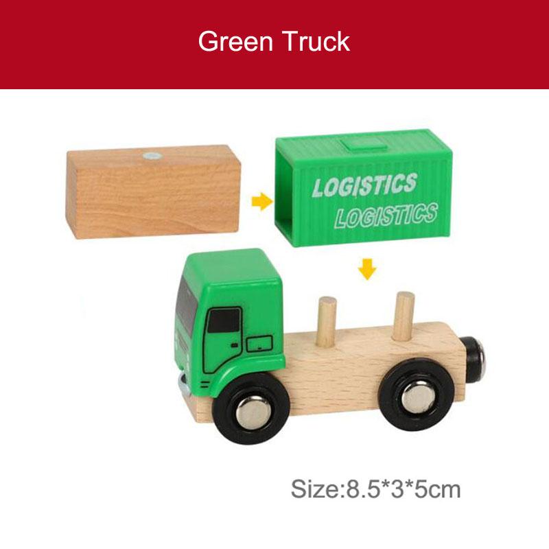 Деревянный магнитный поезд игрушечный локомотив деревянная железнодорожная машина аксессуары игрушки для детей подарки Fit Wood Biro Thomas Tracks