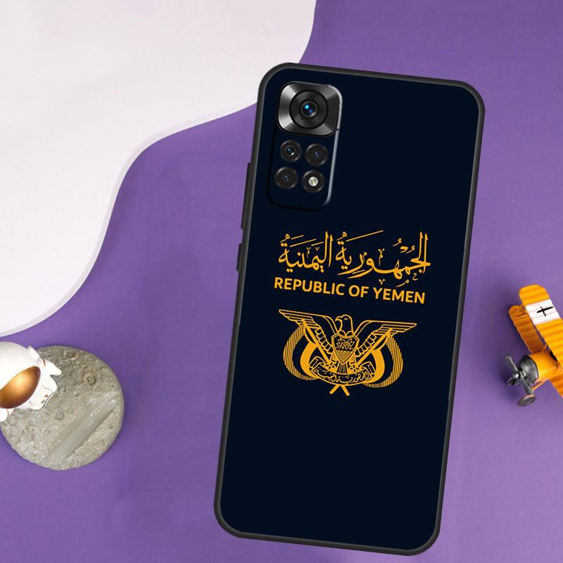 Yemen Flag Case For Xiaomi Redmi Note 13 Pro 14 12 9 10 11 Pro 10S 11S 12S Redmi 10C 13C 14C 12C Cover