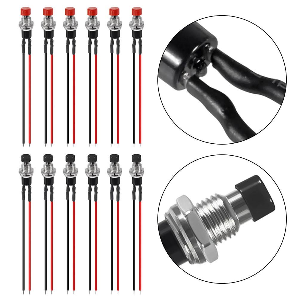 Normally Open Momentary Button 7mm Push Button SPST Push Button Press-hold ON