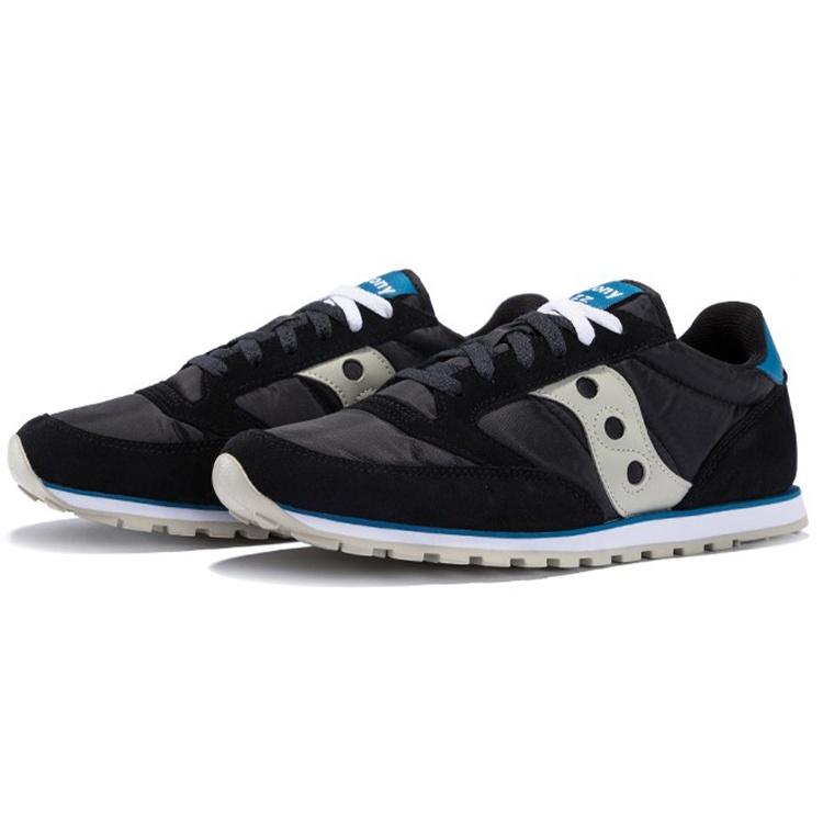 SAUCONY Сетчатые Джазовые Нескользящие Легкие Низкие Беговые Кроссовки Мужские Черные S2866-308