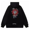 831 CHROME HEARTS 2026 Осень-Зима Новая модель Большого размера Классический стиль Логотип Молния Толстовка с капюшоном, Подходит для ношения парами