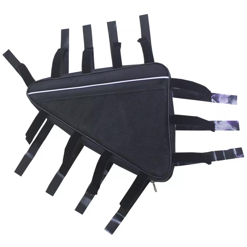 Сумки для транспортных средств Велосипедные сумки для велосипедных треугольников Фиксированный набор инструментов Сумки для хранения передней балки седла