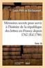 Книга Memoires Secrets Pour Servir A l'Histoire De La Republique Des Lettres En France Depuis 1762 Tome 18