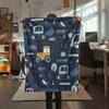 1Pc Cute Vehicle Print Flannel Blanket, High quality Comfortable for All Seasons, Home Decor, Warmth and Comfort, Perfect for Christmas Gifts W45