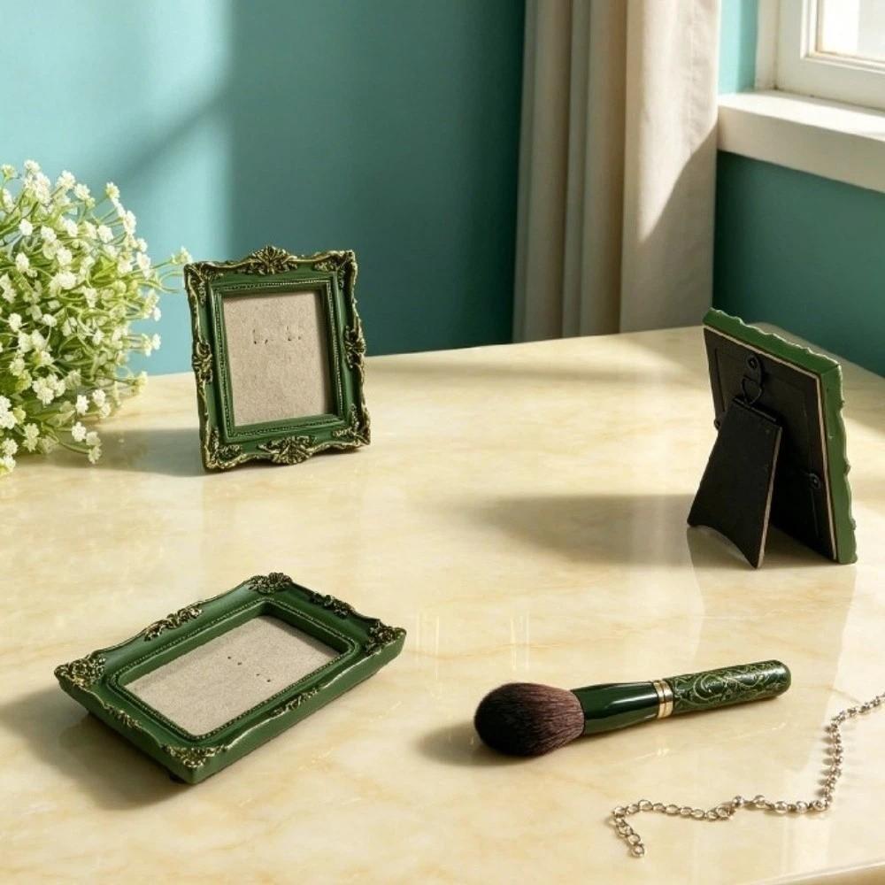Mini Picture Frame Ornaments Resin Photo Display Holders Baroco Style Photo Frame Living Room