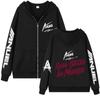 2023Anuel AA Zipper New Printed Hoodie Sweatshirt Jacket REAL HASTA LA Muerte Casual Sportswear Unisex's and Women's Anime Pullover