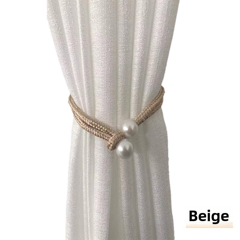 Креативная веревка для завязывания штор с жемчугом — роскошное украшение гостиной