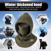 Зимняя балаклава, ветрозащитная флисовая подушка для лица, утеплитель для шеи для мужчин и женщин, двухслойный термоголовной убор для катания на лыжах, велоспорта, скалолазания