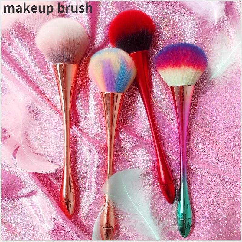 Маникюр Кисть для пыли с длинной ручкой Кисть для пыли Кисть для макияжа Мягкая кисть Свободная кисть Кисть для румян с высокой стопой Инструменты для макияжа не прилипают к пудре Маленькая талия