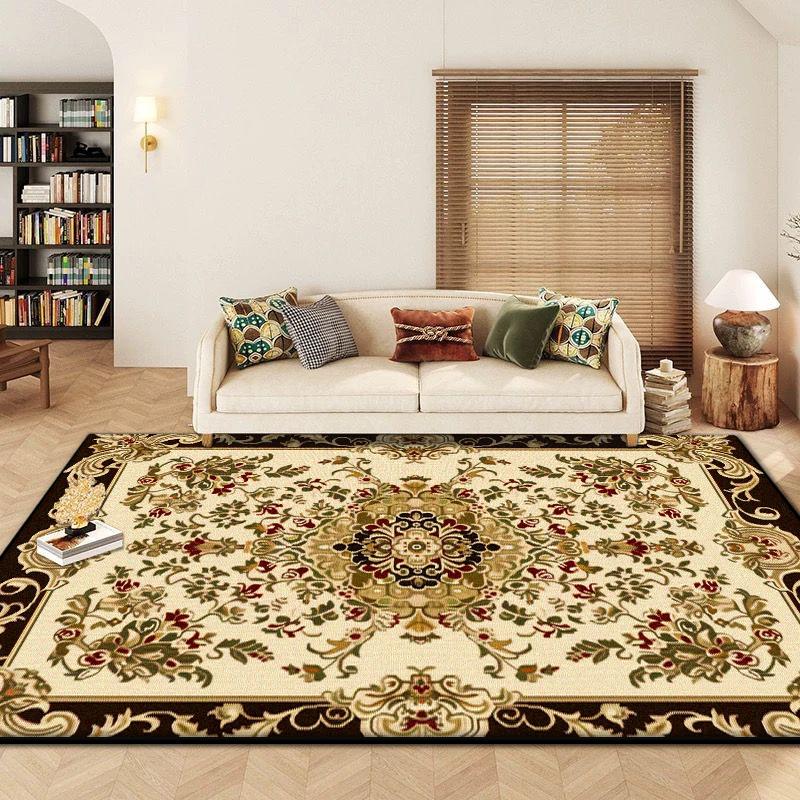 Богемный Ретро Ковер для Гостиной Американский Стиль Декорация Дома Легкая Чистка Моющийся Коврик Ковер для Спальни Гардеробной Входной Дверной Коврик