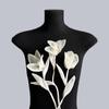Flower Shape Solid Color Clothing Accessories Organza Clothing Accessories Dress Decoration