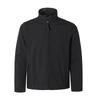 Urban Outdoor Stand Collar Windproof Zipper Design Fleece Lined Warm Long Sleeve Jacket Men Jacket Black A44UU-001