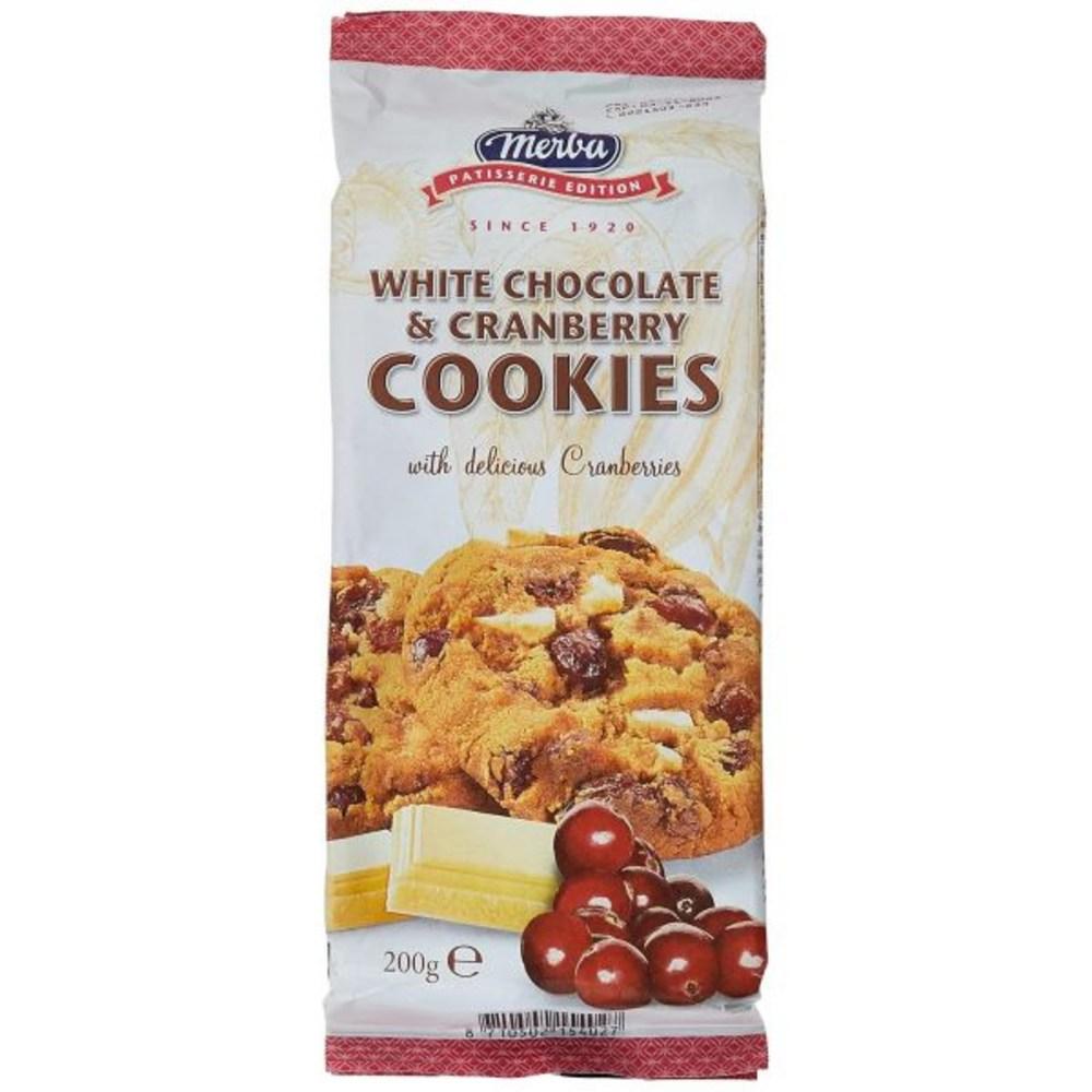 Merba Cookies Cranberry White 200g 1 pcs