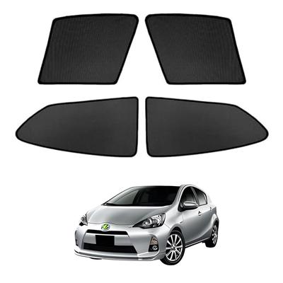 Cartist 2025 Последняя модель Сетчатые шторки для Toyota Aqua Блэкаут Автомобиль УФ-свет Инструкции Легкие Магнитные 4 панели Высокой плотности и Теплозащитные