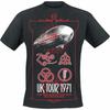 Led Zeppelin UK Tour '71 Официальный мерч Футболка 100% Хлопок Мужские Футболки Топ M/L/XL/2XL Новый-