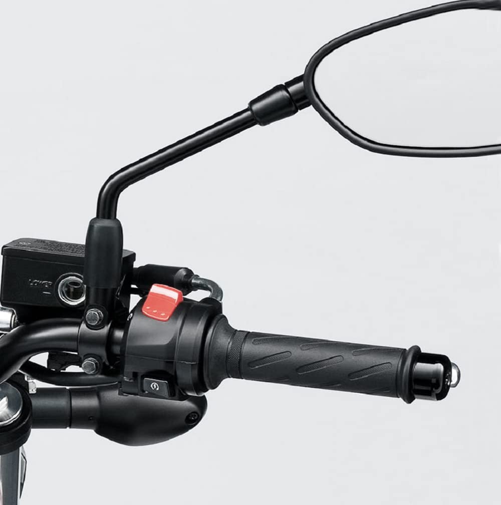 YFFSFDC Держатель зеркала на ручку велосипеда 22 мм Универсальный держатель-адаптер Зажим Не требуется сверление Набор из 2 шт. (Черная 8 мм положительная резьба)