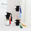 10Pcs Wine Bottle Covers Graduation Hat-Shaped Covers with Tassels Champagne Bottles Sleeve Party Decorations