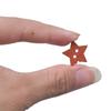 Five Point Star Shape Wooden Buttons 2 Hole Button 20mm Sewing Buttons for Art Craft Sewing Knitting Clothing Decoration