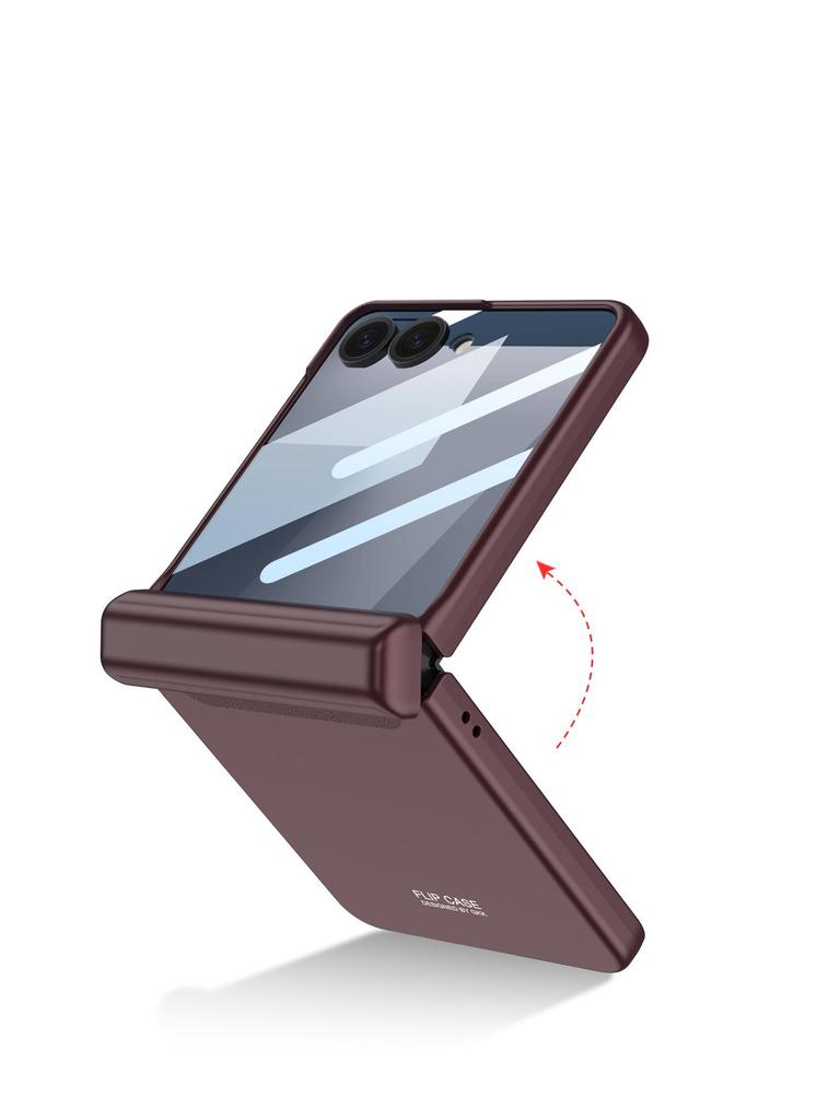 Чехол для Samsung Z Flip7: Модный Магнитный Защитный Чехол с Держателем для Стилуса