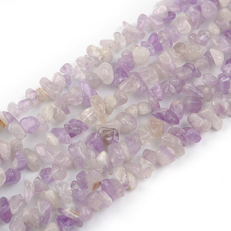 Natural Stone Beads Irregular Crystal Aquamarines Amethysts Gravel Chips Beads For Jewelry Making DIY Bracelet Necklace Accessor