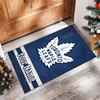 Toronto Maple Leafs Crystal Velvet Rug, Custom Name Text Personalized Non‑Slip Floor Mat for Home Decor Gift