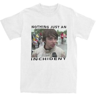 Потрясающие футболки Just An Inchident Charles Leclerc для мужчин и женщин, чистые футболки, одежда с принтом